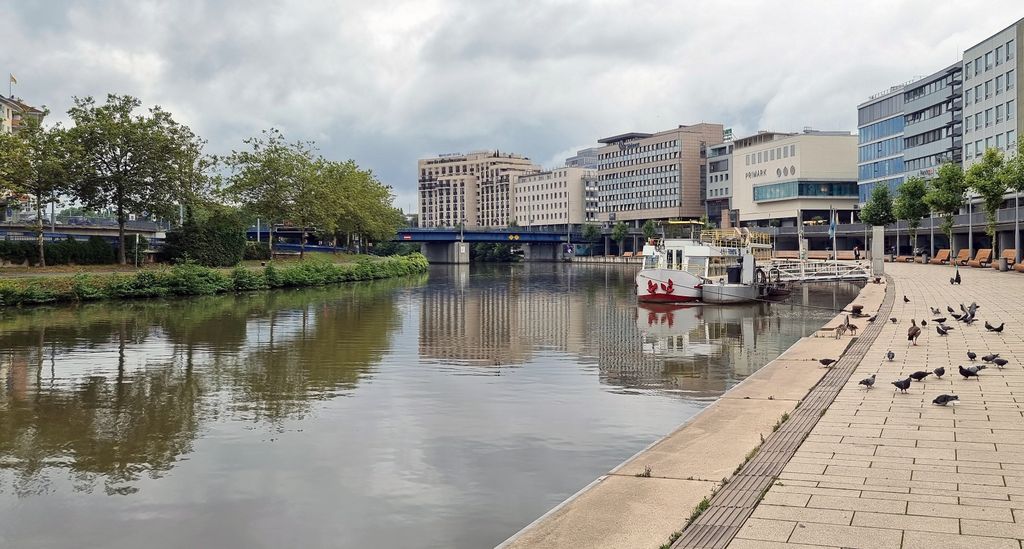 Die Saar in Saarbrücken