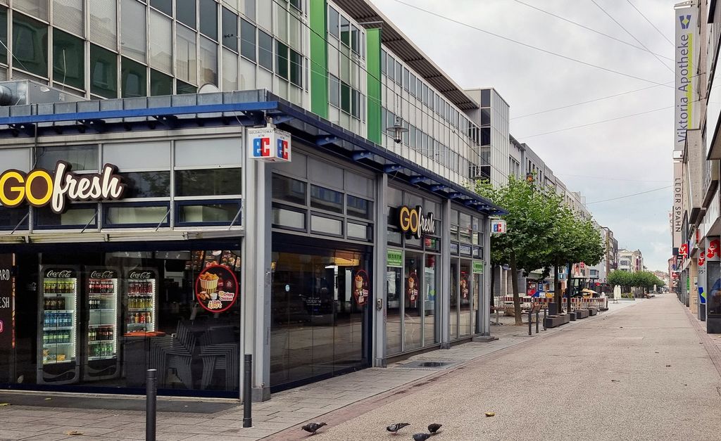 In der Innenstadt von Saarbrücken