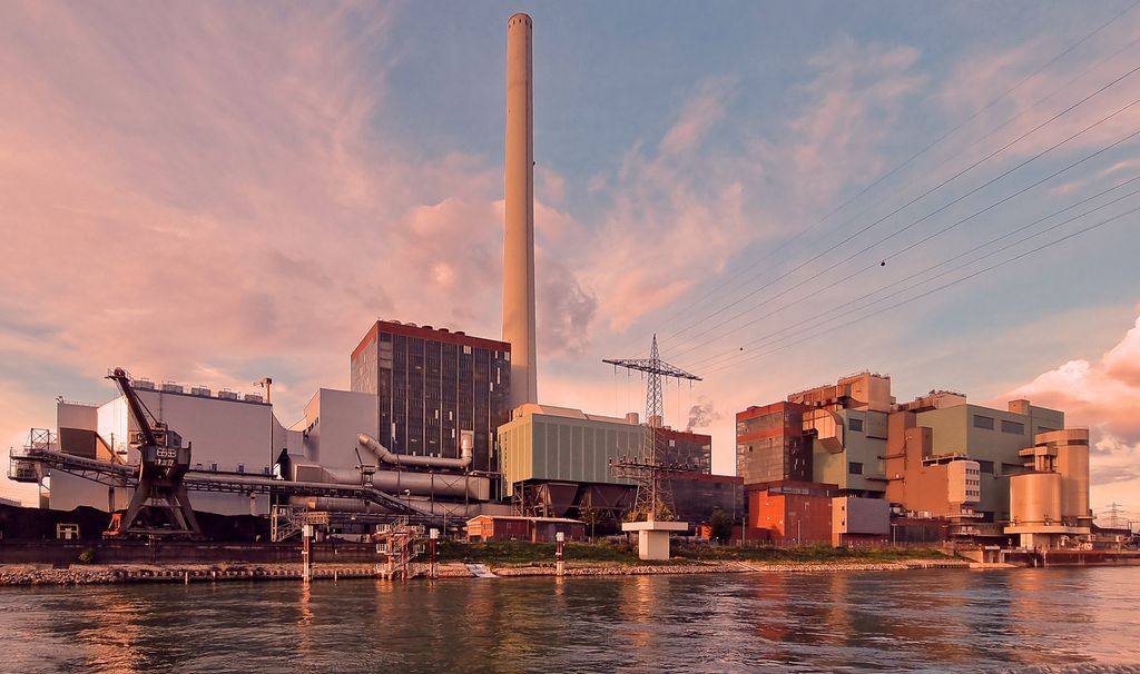 Industrie-Landschaft in Ludwigshafen