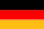 Die Nationalflagge von Deutschland
