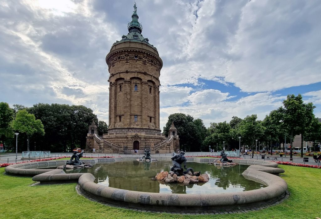 Der Wasserturm in Mannheim