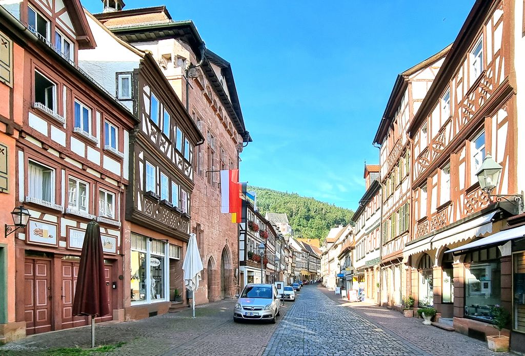 Die Hauptstraße von Miltenberg