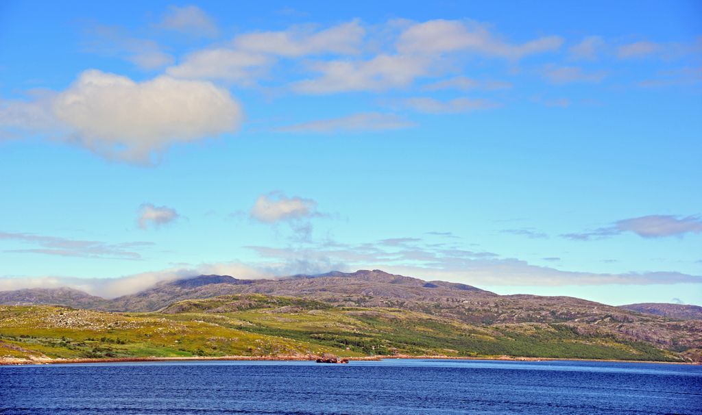 Eine norwegische Küstenlandschaft