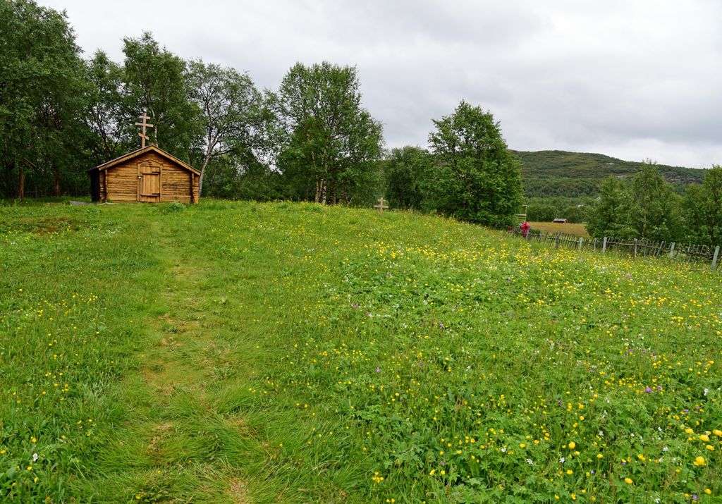 Die Kapelle Saint George in Neiden / Norwegen