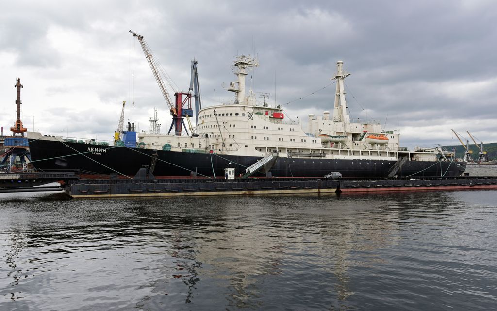 Die MS Lenin in Murmansk