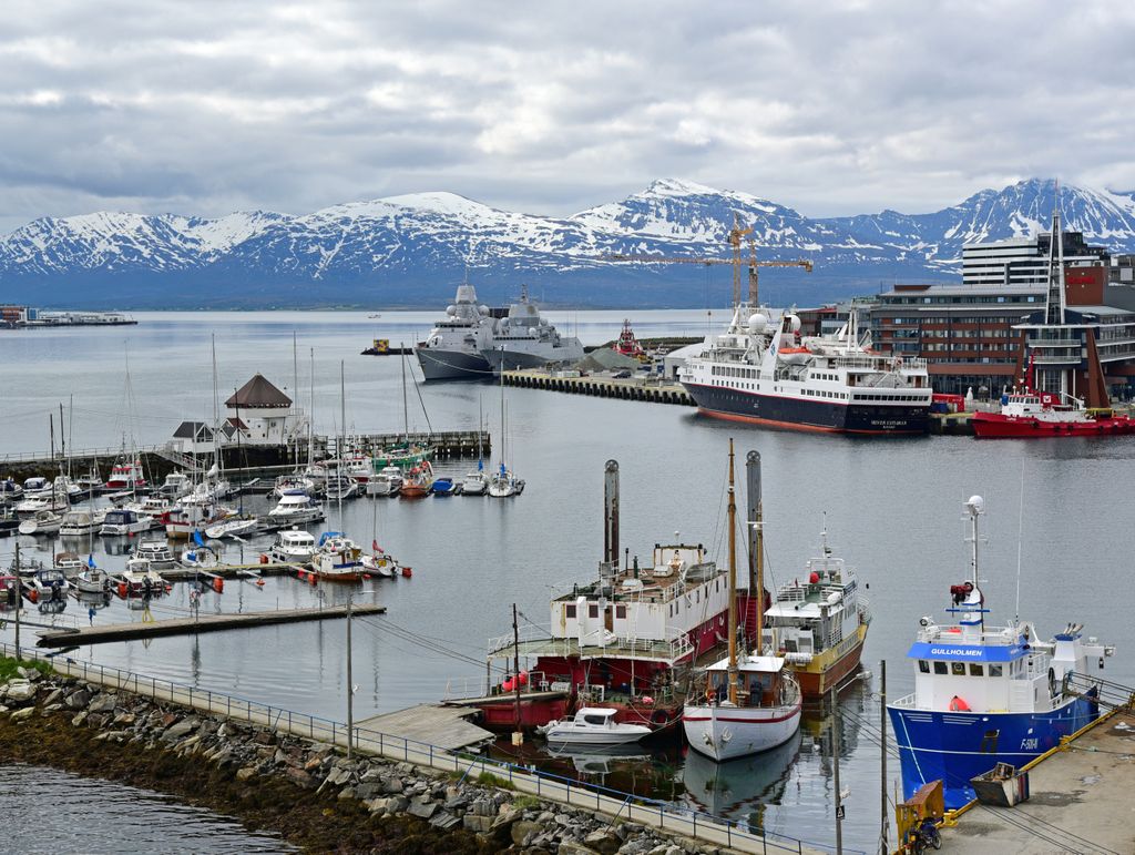 Im Hafen von Tromsø