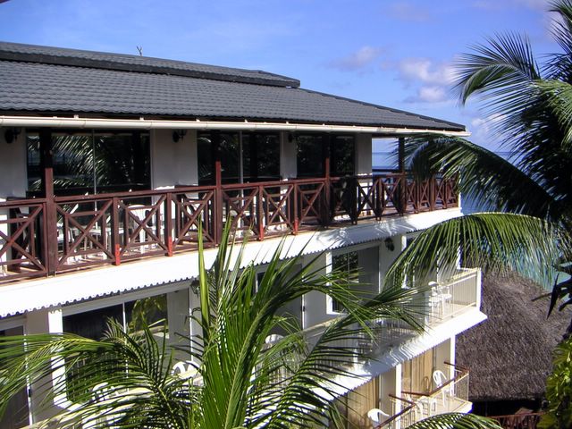 Ausblick vom unserem Zimmer im Coral Strand Hotel