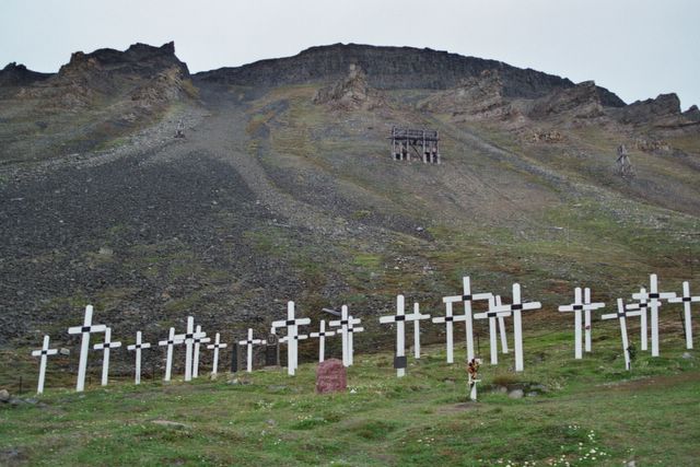 Der Friedhof von Longyearbyen