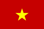 Die Nationalflagge von Vietnam