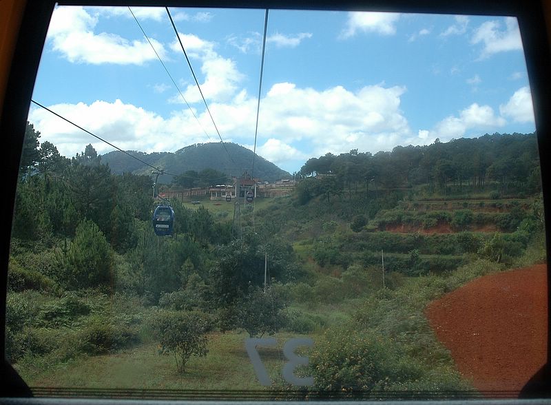 Auf der Fahrt nach Thien Vien Truc Lam