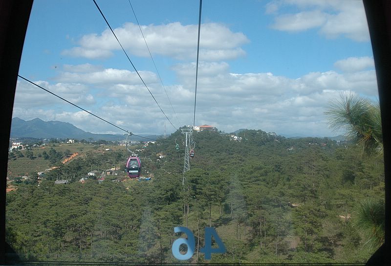 Auf der Fahrt nach Thien Vien Truc Lam