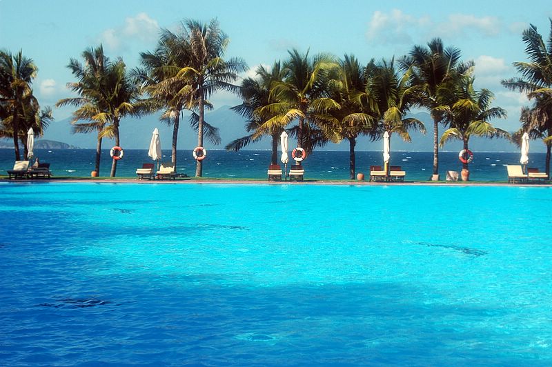 Der Pool vom Sofitel VinPearl Resort in Nha Trang