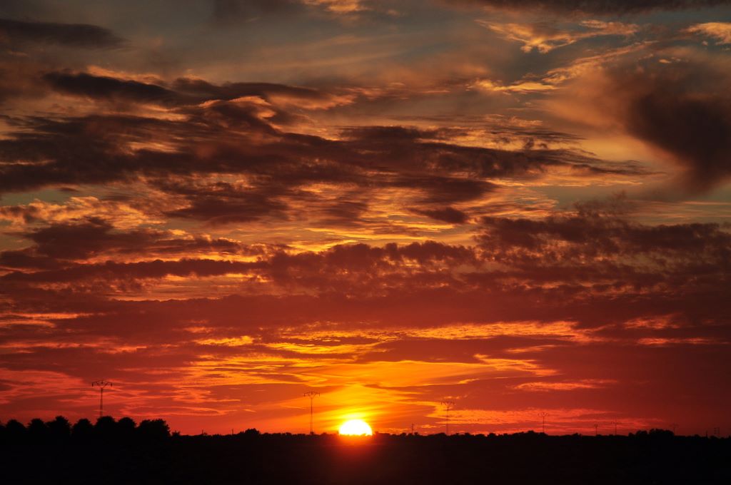 Sonnenuntergang in der Wüste