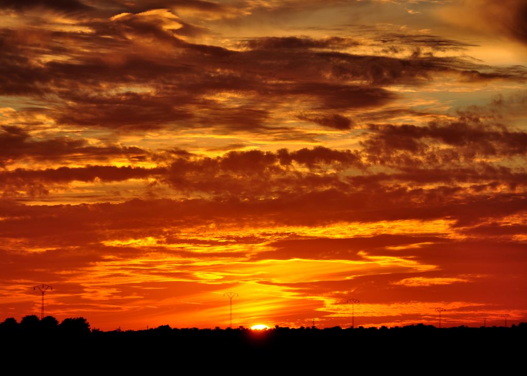 Sonnenuntergang in der Wüste