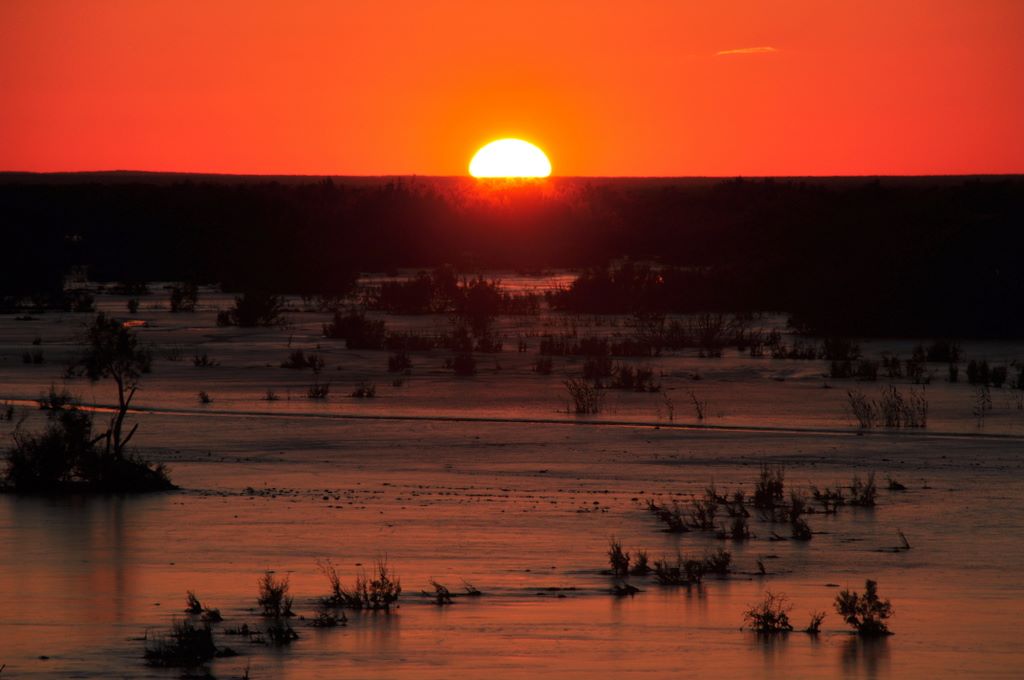 Sonnenuntergang in der Wüste