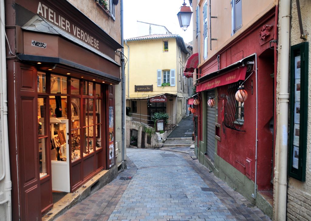 Die Altstadt von Cannes