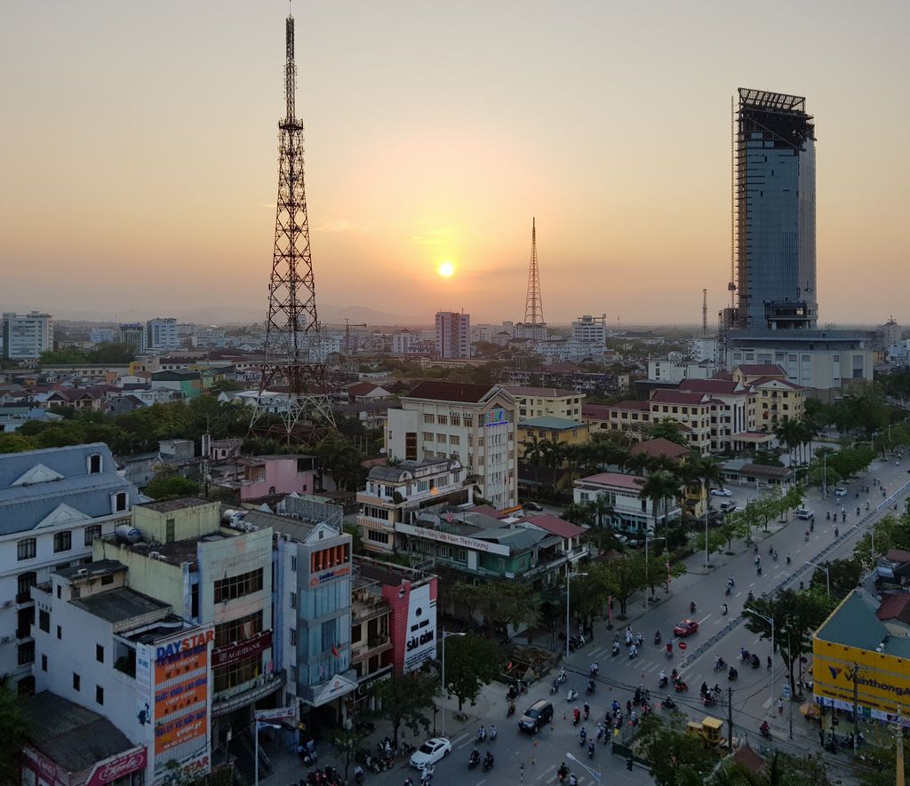 Sonnenuntergang in Hue