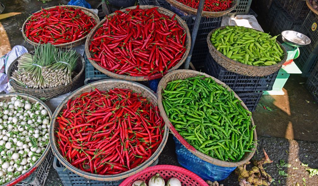 Auf dem Markt in Hue