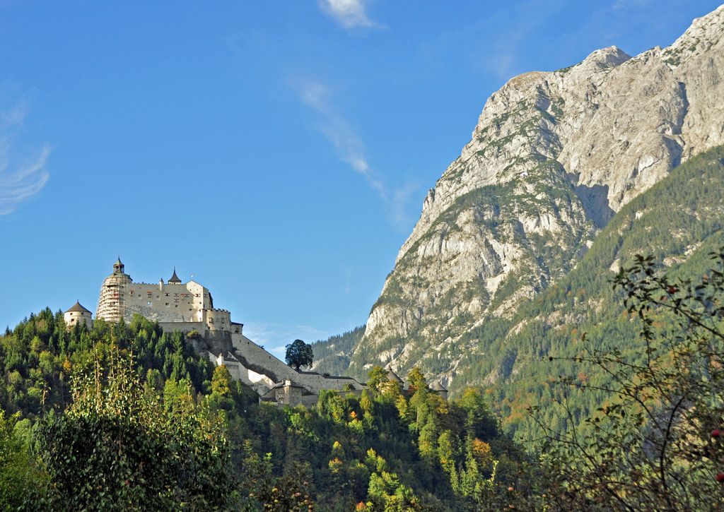 Die Festung Hohenwerfen in Werfen, Salzburger Land