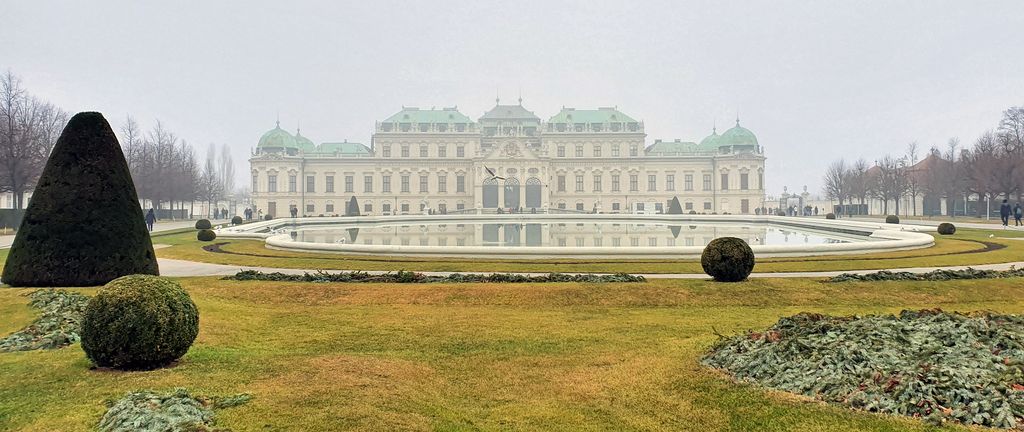 Das Schloss Belvedere in Wien