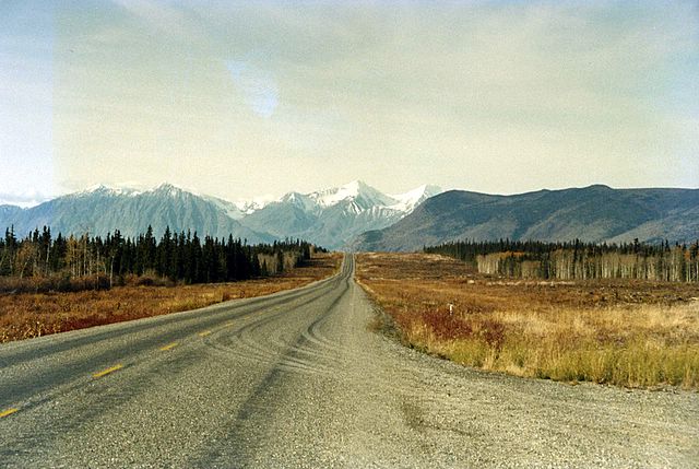 Berge im Yukon