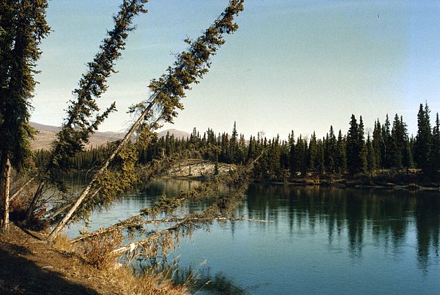 Ein See im Yukon