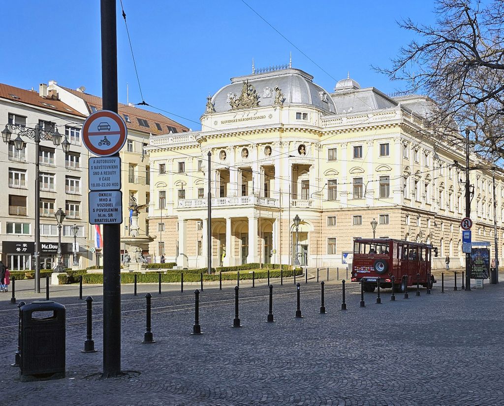 Das Slowakisches Nationaltheater in Bratislava