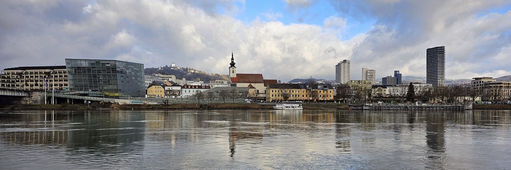 Ausblick auf die Innenstadt von Linz