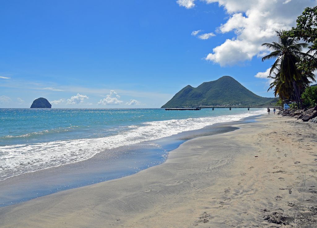Strand in S&uuml;den von Martinique