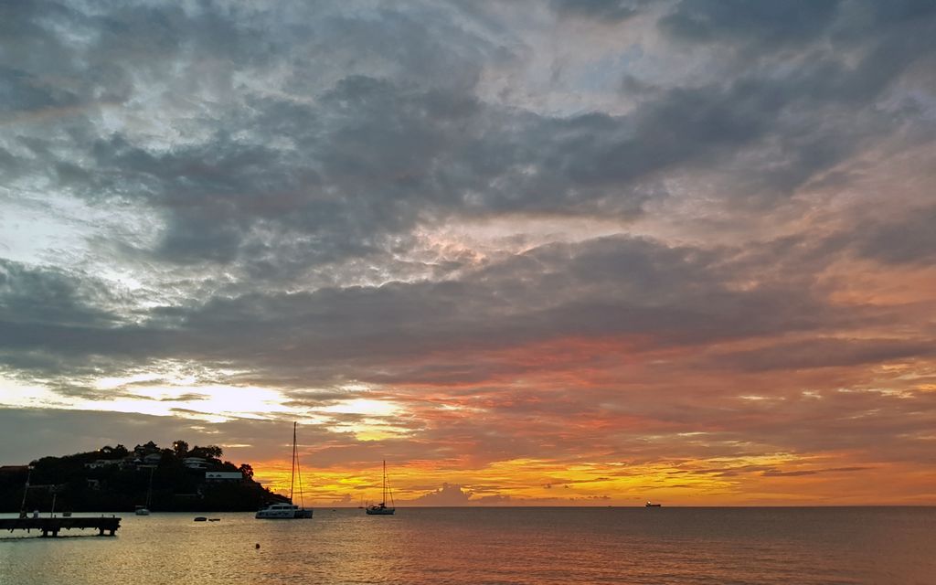 Sonnenuntergang in Trois-&Icirc;lets