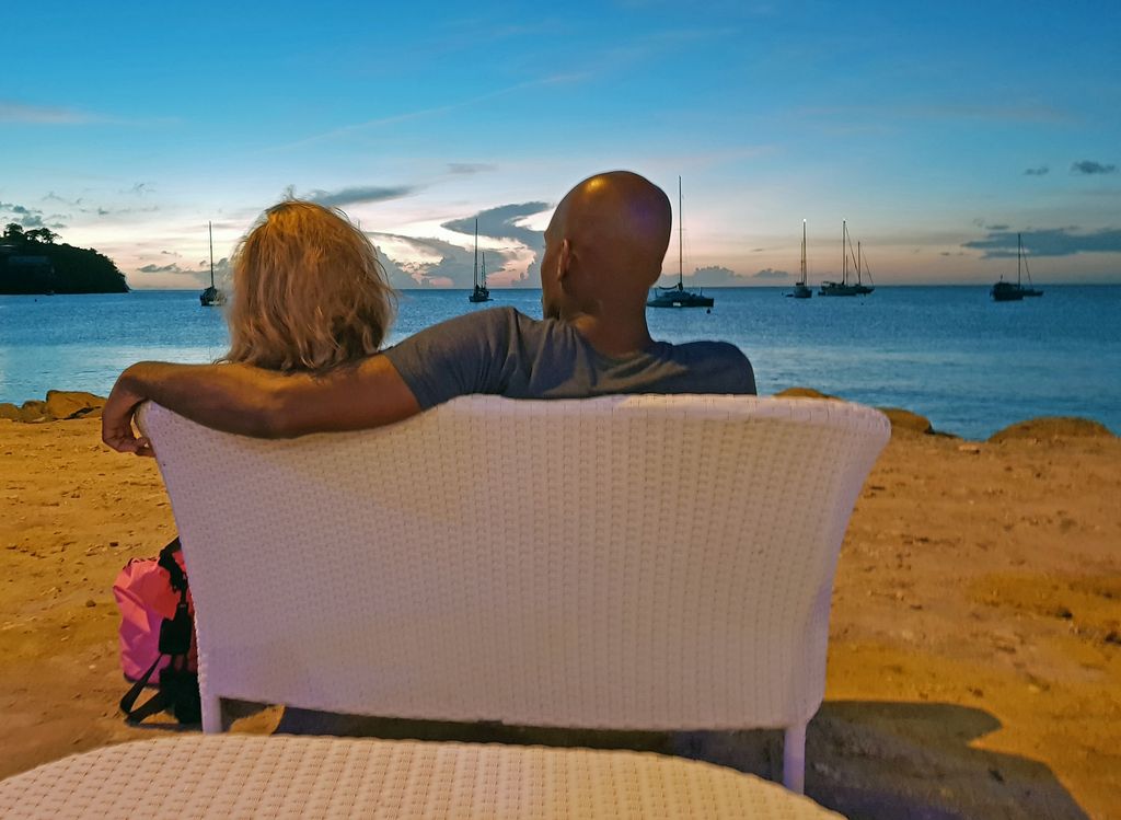 Sonnenuntergang in Trois-&Icirc;lets