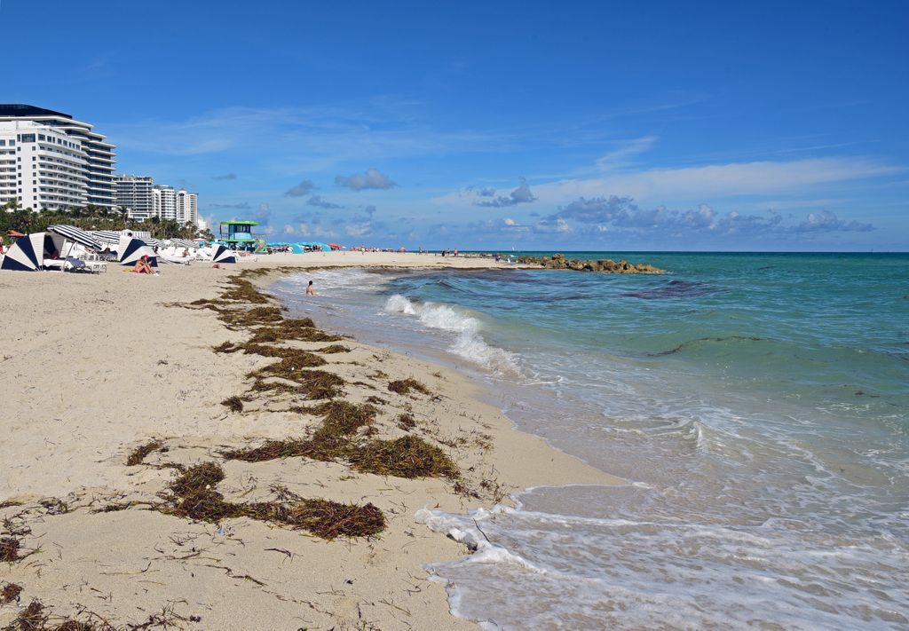 Der Strand von Miami Beach