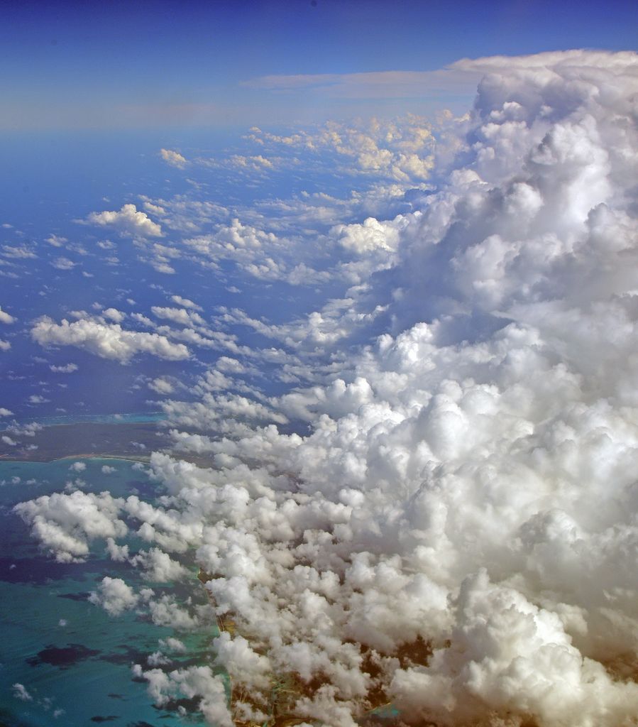 Auf dem Flug von Martinique nach Miami