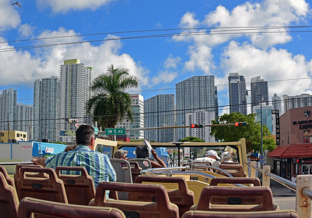 Auf der Fahrt nach Miami Beach