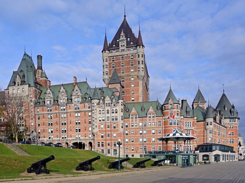 Das Ch&acirc;teau Frontenac in Qu&eacute;bec