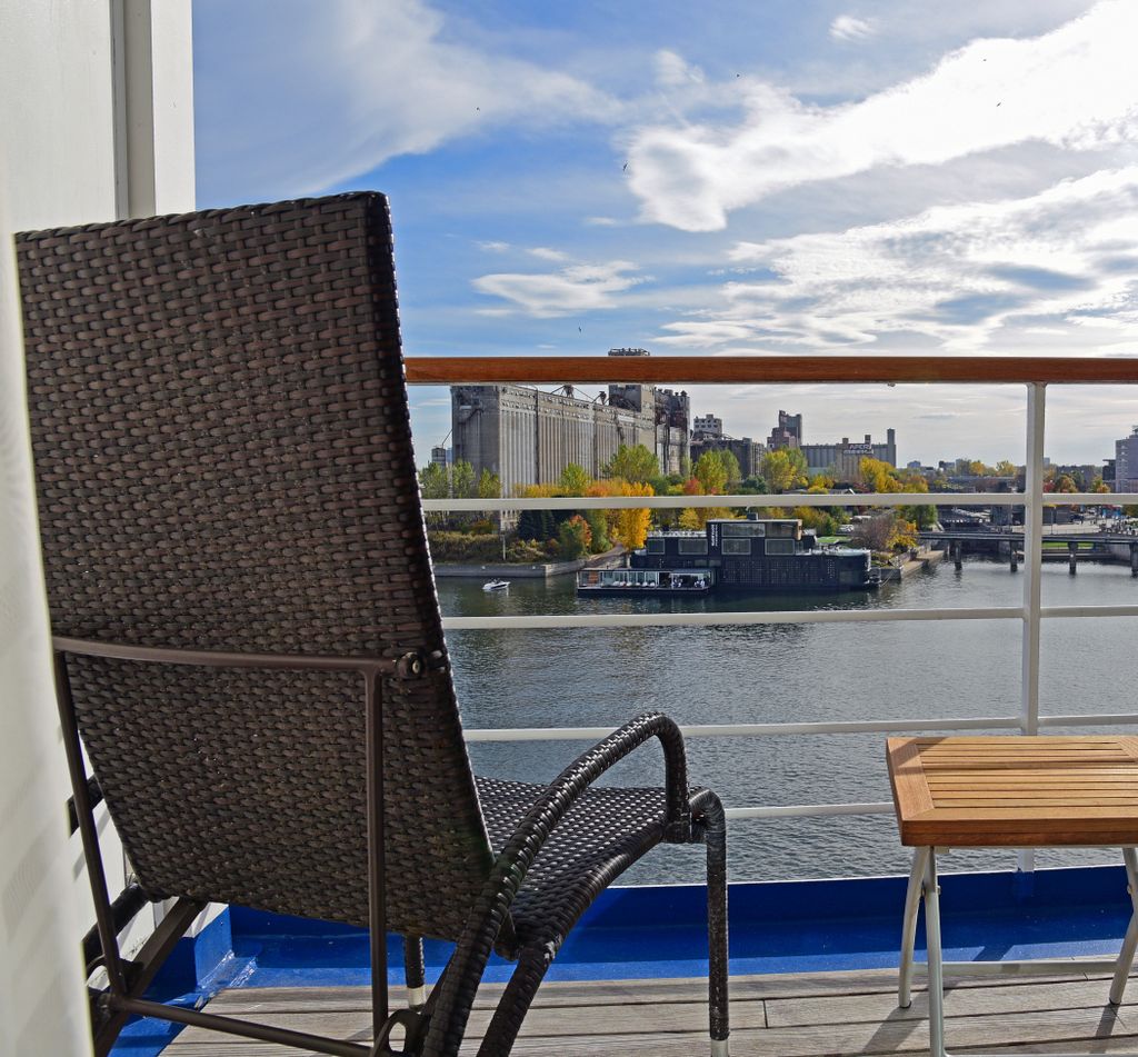 Der Balkon der Kabine 916 auf der MS Whisper