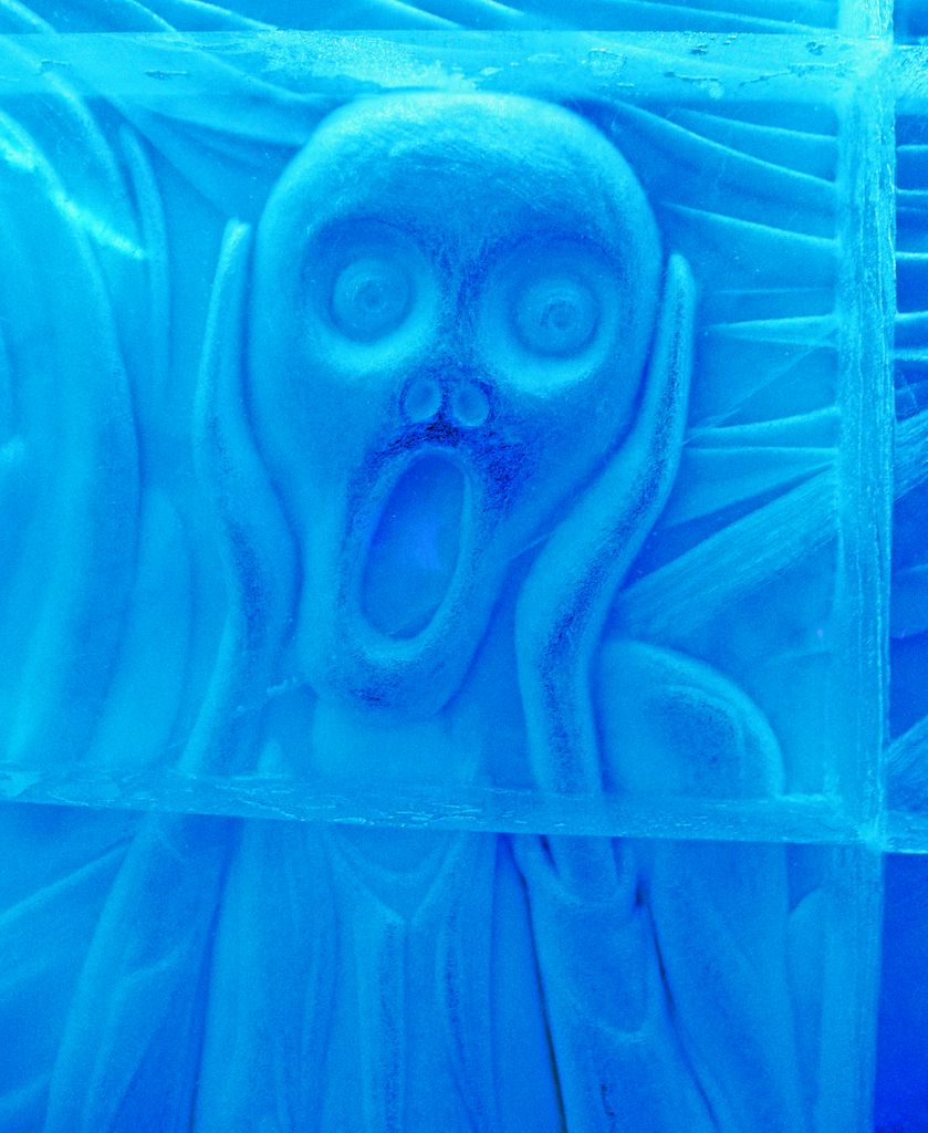 In der Magic Ice-Bar in Bergen