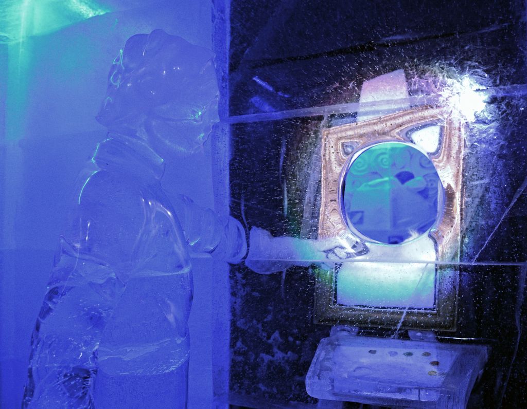 In der Magic Ice-Bar in Bergen