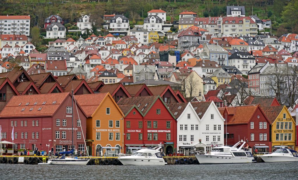 Das Altstadtviertel von Bergen