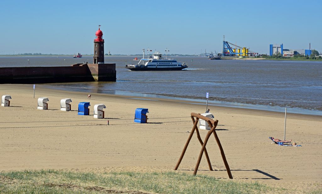 Der Strand von Bremerhaven