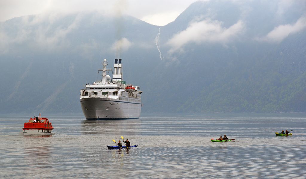 Die MS Astor im Eidfjord
