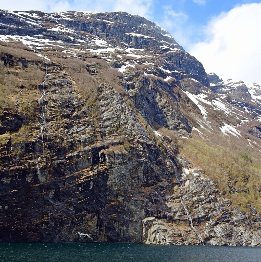 W&auml;hrend der Fahrt durch den Geirangerfjord