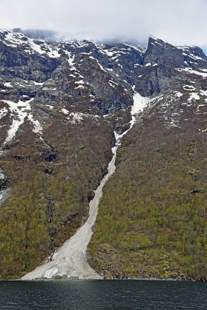 W&auml;hrend der Fahrt durch den Geirangerfjord