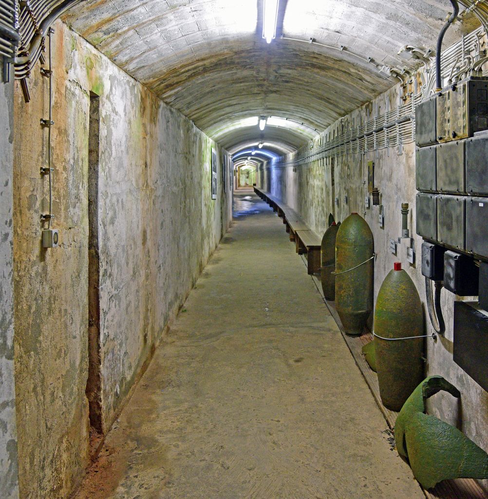 Im Luftschutzbunker von Helgoland