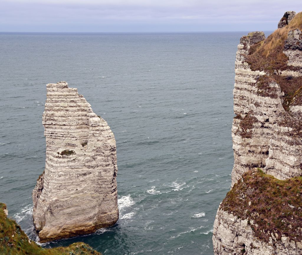 Die Alabasterk&uuml;ste von &Eacute;tretat (Felsennadel Aiguille)