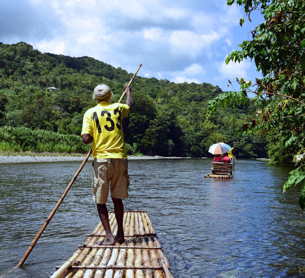 Rafting-Tour auf dem River Rio Grande / Jamaika